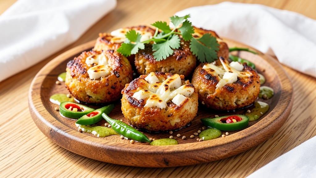 Aloo Cheese Tikki Recipe: Crispy Spiced Patties With Melty Cheese Magic