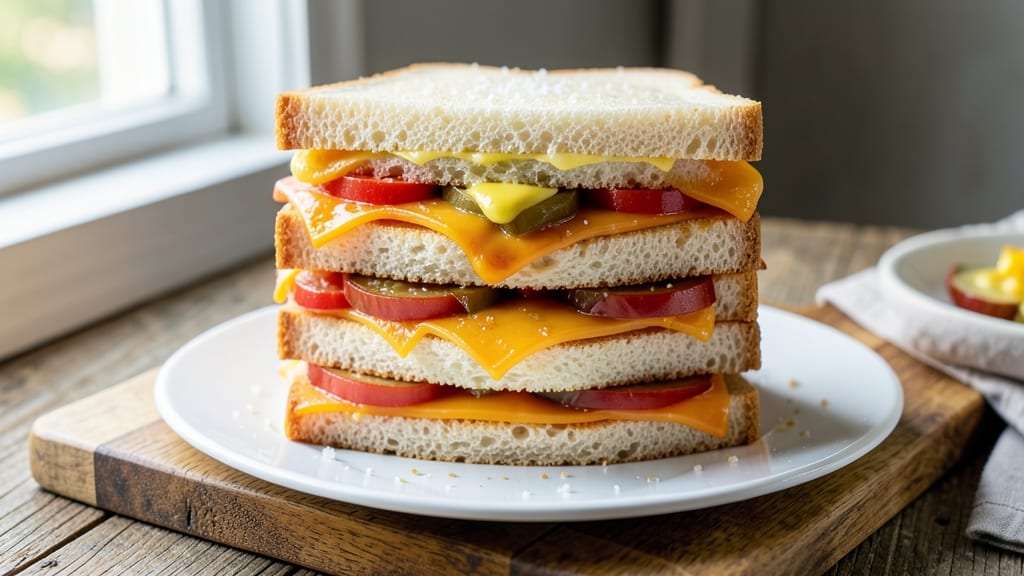 American Cheese Sandwich Recipe: Crispy Toasted Layers with Melty Gooey Heart
