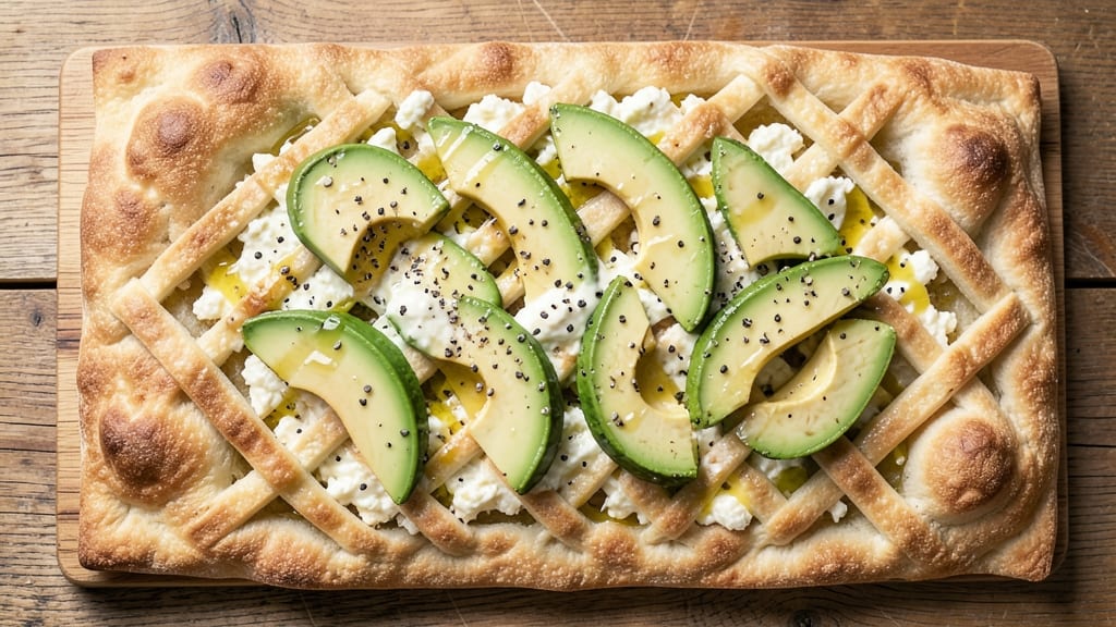 Avocado Cottage Cheese Flatbread Recipe: Crispy Shells Stuffed With Creamy Green Goodness