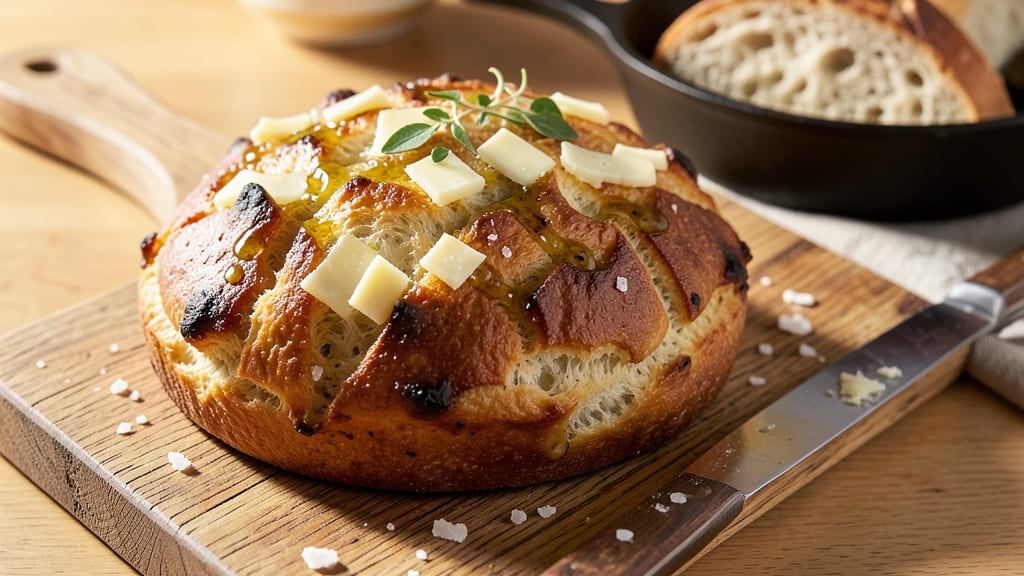 Artisan Asiago Cheese Bread Recipe: Gooey Pull-Apart Stretches With Every Bite