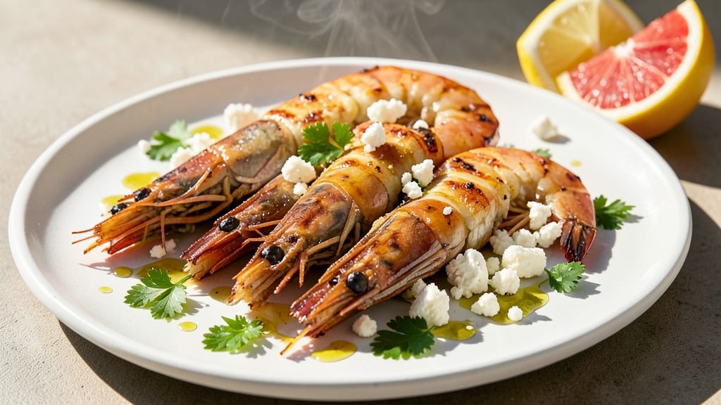 Baked Shrimp with Feta Cheese Recipe: Lemon-Garlic Crunch and Tangy Melt