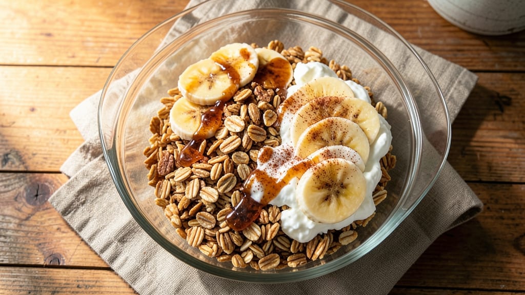 Banana Oats Cottage Cheese Recipe: Triple-Layered Protein-Packed Breakfast Bowl