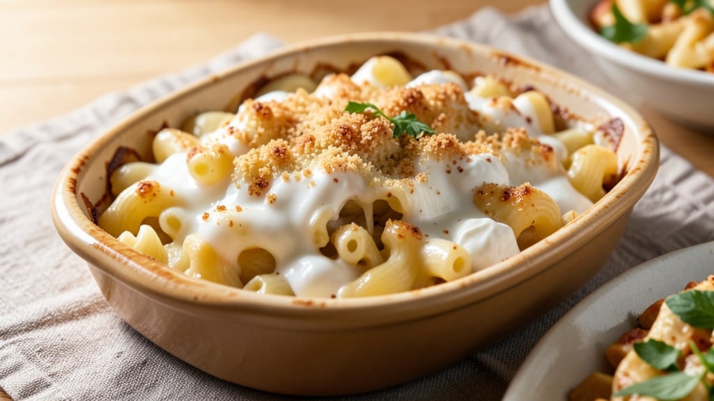 Baked Macaroni and Cheese Recipe with Whipping Cream: Ultra-Rich Velvety Texture