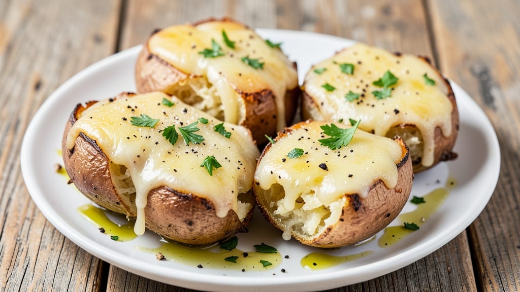 Baked Potato Parmesan Cheese Recipe: Crispy Top, Melty Cheese Magic