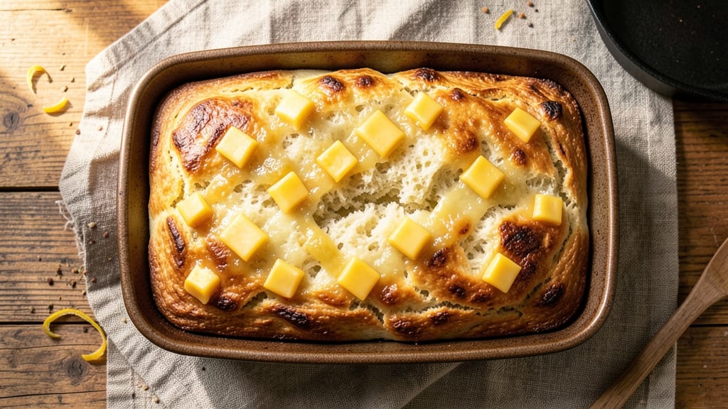 Artisan Cheddar Cheese Bread Recipe: Savory Pull-Apart Loaf With Crumbly Crust