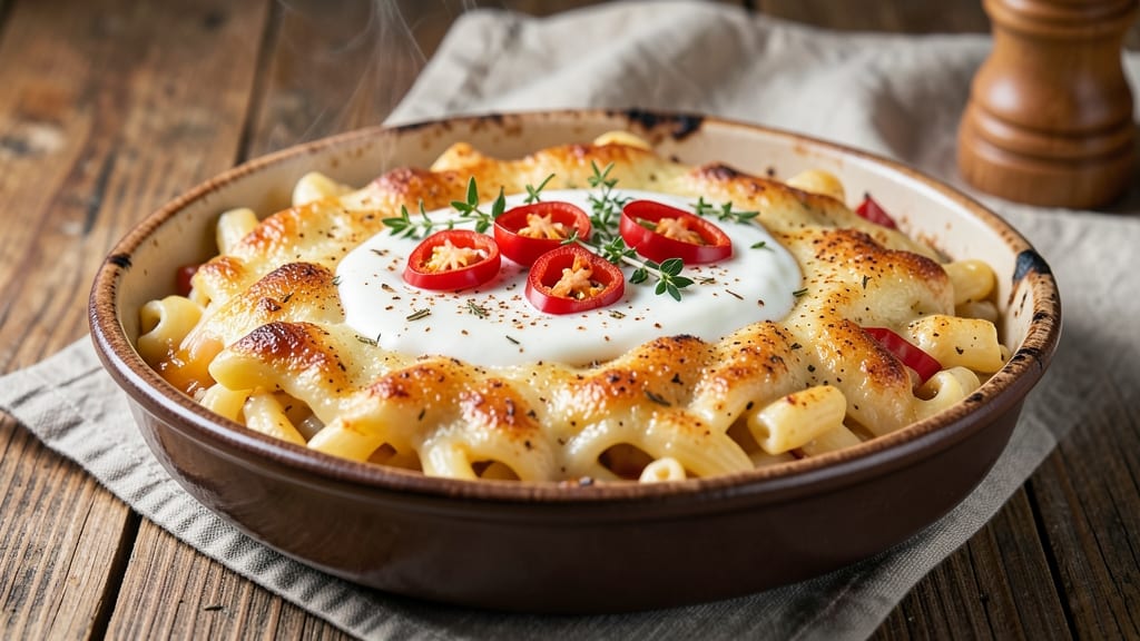Bahamian Baked Macaroni and Cheese Recipe: Spicy Jerk-Kissed Comfort in One Pan