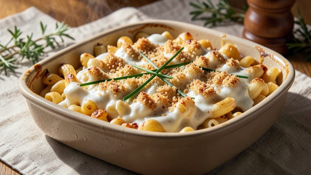 9x9 Mac and Cheese Recipe: Baked to Bubbly, Golden Crust