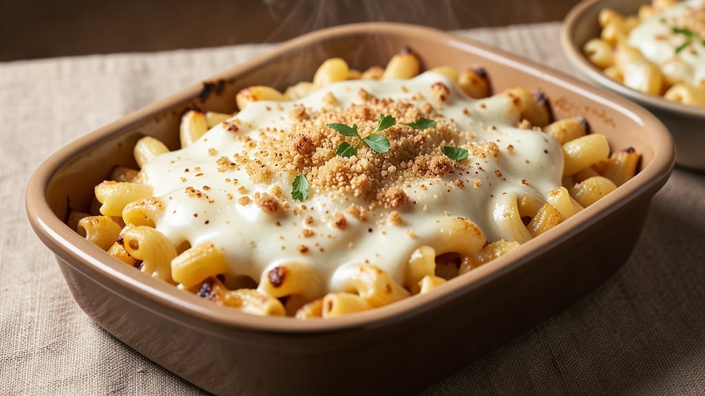 Baked Mac and Cheese Recipe Like Chick-Fil-A: Bubble-Top Crisp in Every Bite
