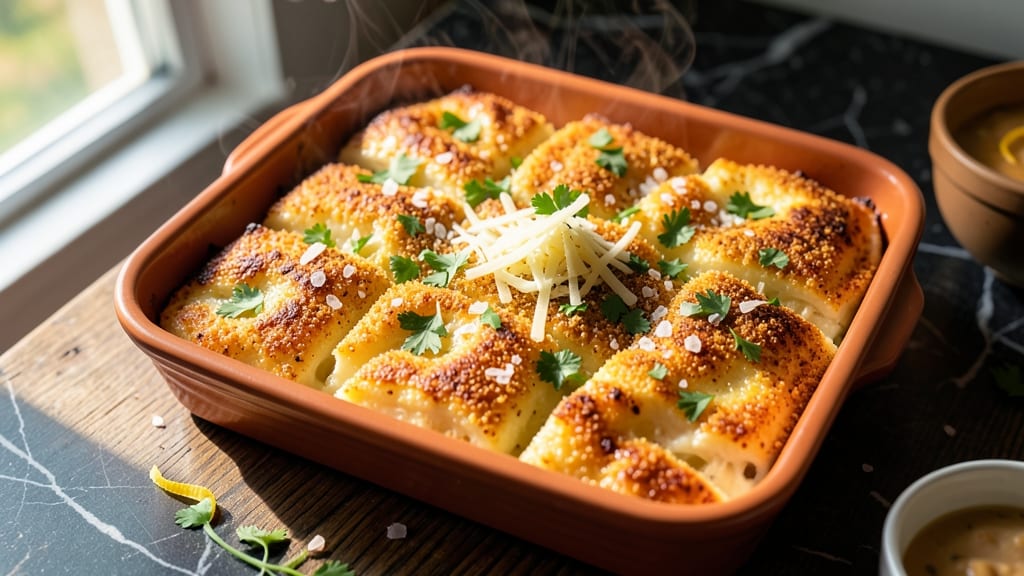 Baked Cheese Squares Recipe: Golden Crust, Melty Centers