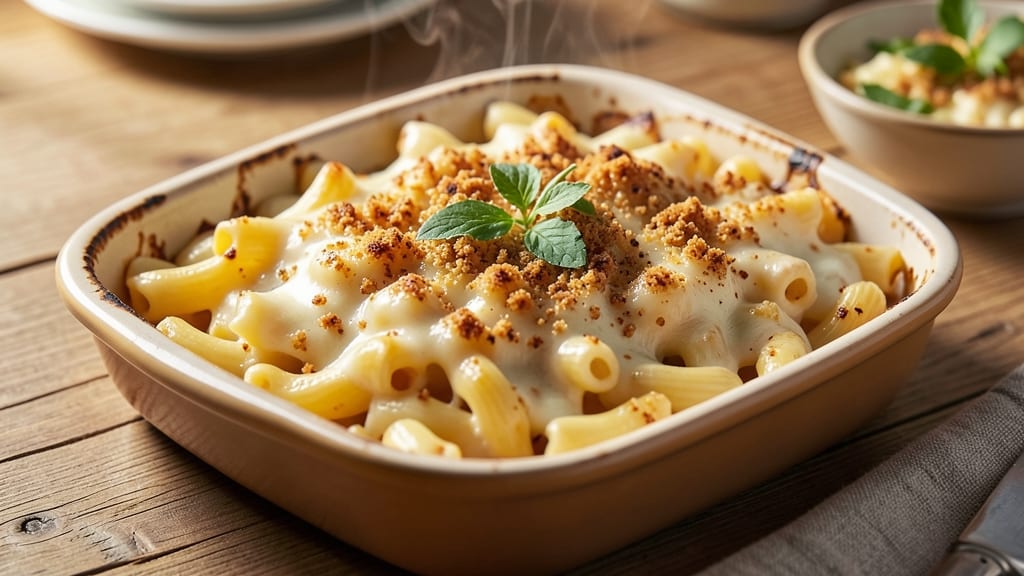 Baked Macaroni and Cheese Recipe Velveeta Bread Crumbs: Triple-Layered Crunch Meets Gooey Streaks