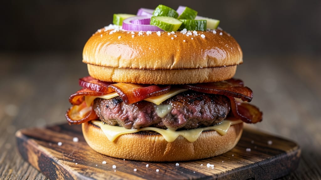 Bacon and Cheese Stuffed Burgers Recipe: Smoky Crunch Meets Melted Cheese Bliss