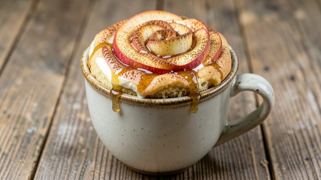 Apple Cinnamon Cottage Cheese Mug Cake Recipe: Warm Spice and Protein-Packed Microwave Magic