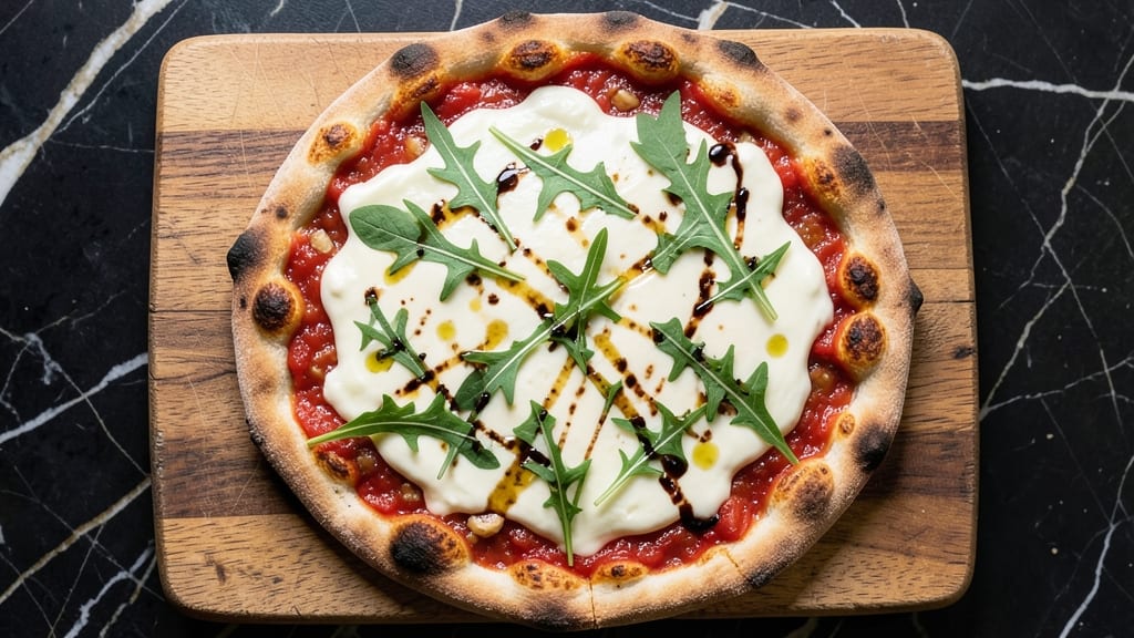 Arugula Goat Cheese Pizza Recipe: Herb-Infused Crisp With Tangy Cheese