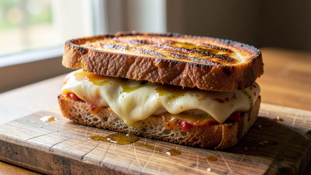 Artisan Grilled Cheese Recipe: Crispy-Golden Crusts With Melted Cheese Rivers