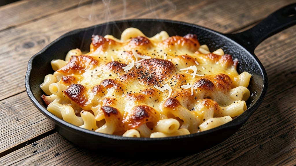 Baked Mac and Cheese Recipe Not Creamy: Crispy Top, Melty Chunks Inside