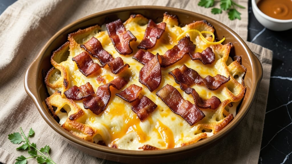 Bacon Cheese Casserole Recipe: Crispy Top, Melty Pull-Apart Magic
