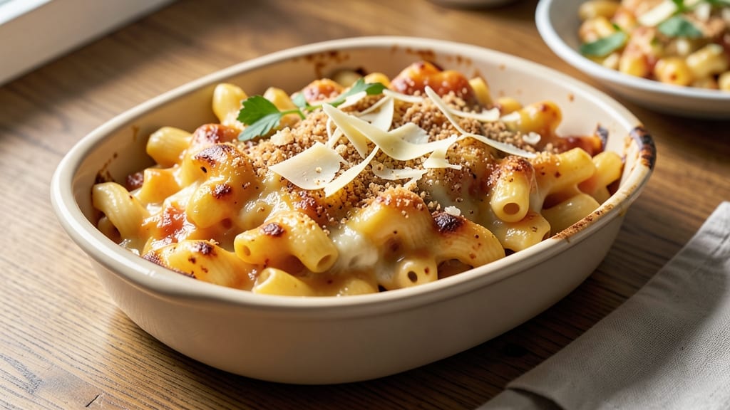 Baked Mac and Cheese Recipe with Cheddar and Gruyere: Triple-Melty Layers of Nutty Depth