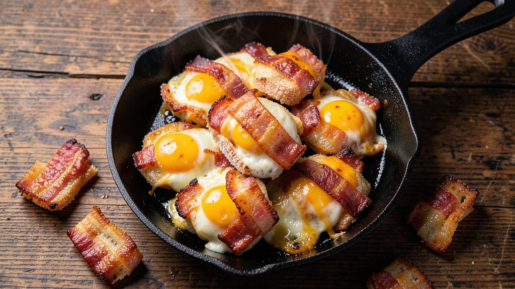 Bacon Egg and Cheese Bombs Recipe: Handheld Breakfast Bites With Crispy Edges
