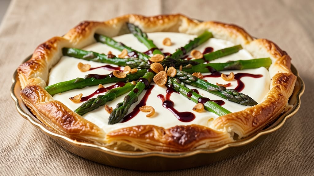 Asparagus Goat Cheese Tarts Recipe: Crispy Pastry Hugs Melty Cheese Bites
