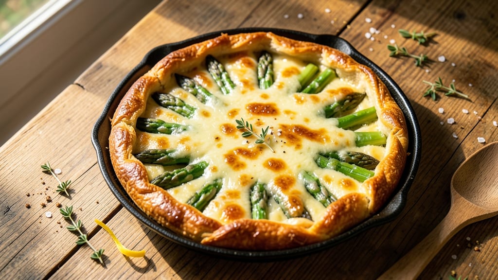 Asparagus and Cheese Tarts Recipe: Flaky Crust Meets Savory Herb Bliss