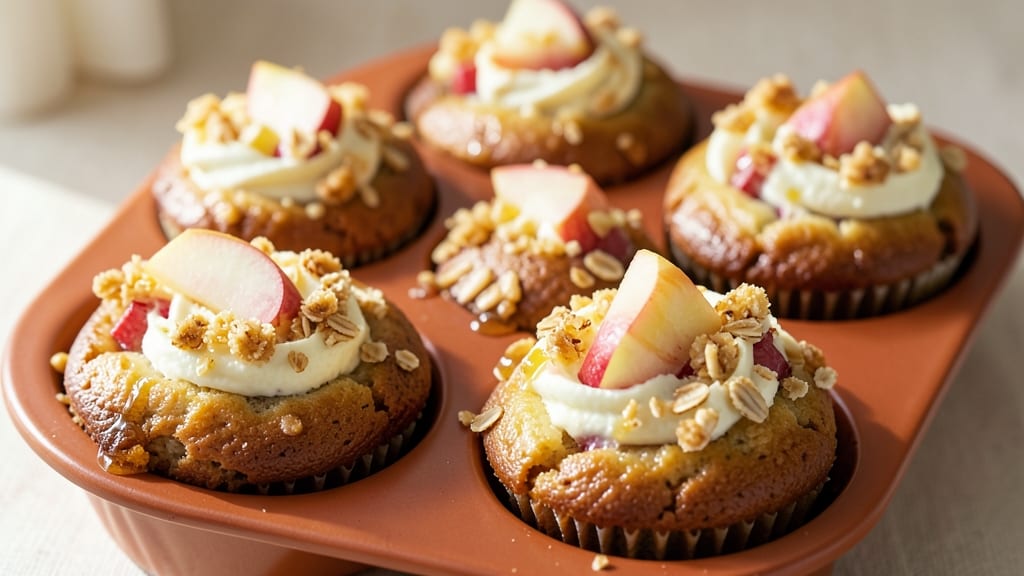 Apple Cream Cheese Muffins Recipe: Cinnamon-Spiced Domed Tops and Moist Hearts
