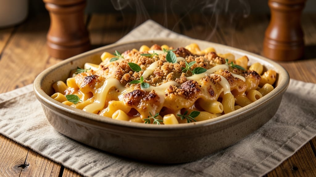 Baked Mac and Cheese Recipe by Black Chef: Double-Baked Crunch With Velvety Cheese Rivers