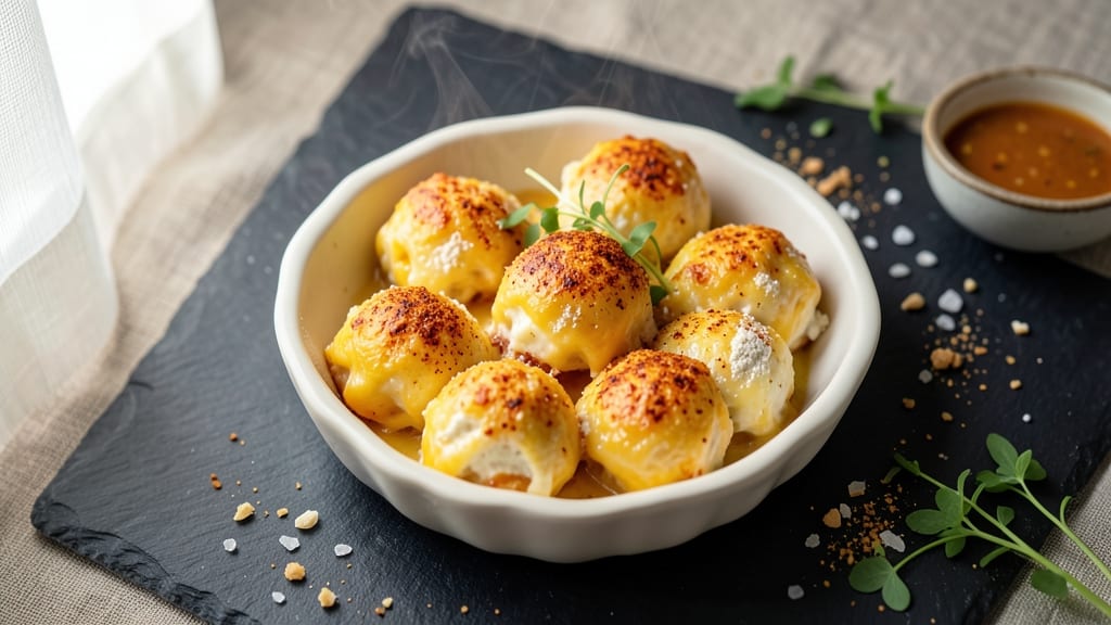 Baked Cheddar Cheese Balls Recipe: Crispy Exteriors and Melty Interiors