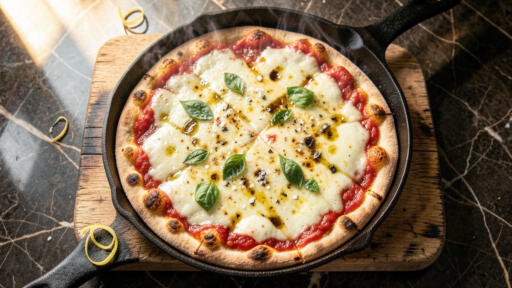 Basic Cheese Pizza Recipe: Crispy Crust and Melted Stretch in 20 Minutes