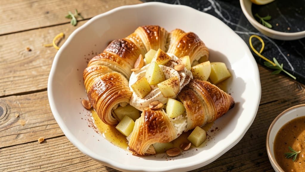 Apple Cream Cheese Croissants Recipe: Flaky Layers Stuffed With Sweet Cream Cheese Filling