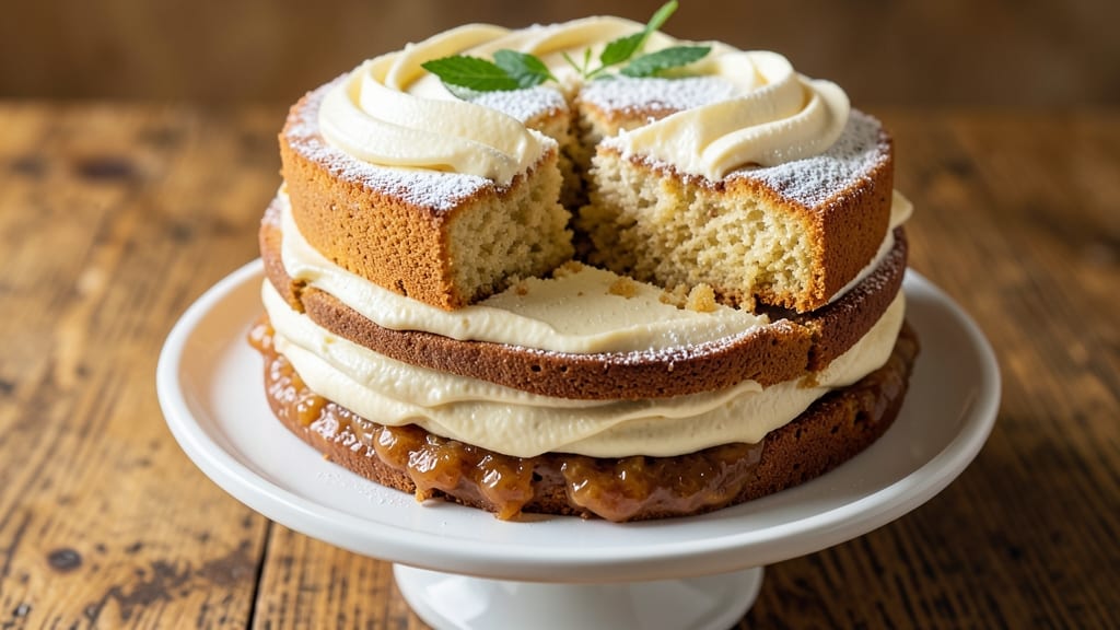 Banana Cream Cheese Pound Cake Recipe: Triple-Layered Moistness With Vanilla Streaks