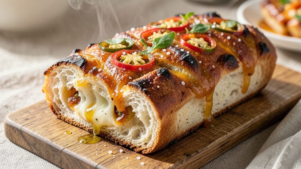 Artisan Jalapeño Cheese Bread Recipe: Spicy Kick and Pull-Apart Softness