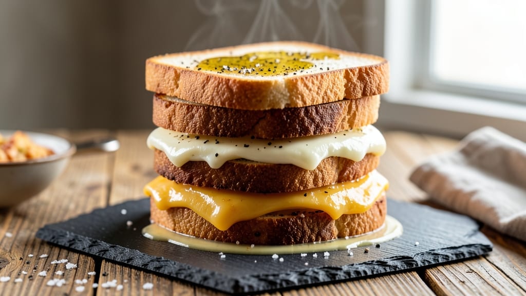 Amul Cheese Sandwich Recipe: Triple-Layered Crunch With Melty Cheese Rivers