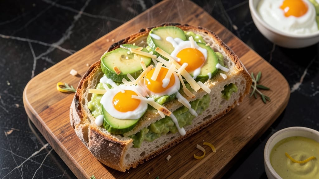 Avocado Cheese Egg Bread Recipe: Fluffy Layers With Creamy Avocado Filling