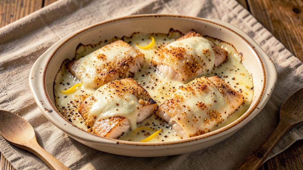 Baked Cod With Cheese Recipe: Crispy Top, Melty Interior Magic