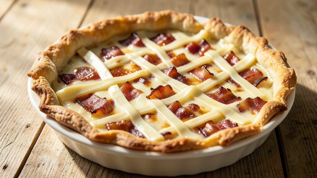 Bacon and Cheese Quiche Recipe With Milk: Crispy Crust, Smoky-Sweet Fillings