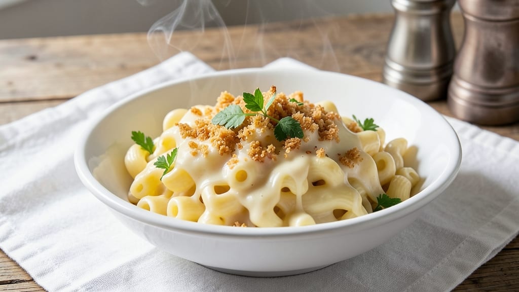 Annie's White Cheddar Mac and Cheese Copycat Recipe: Ultra-Creamy Streaks and Crunchy Breadcrumbs