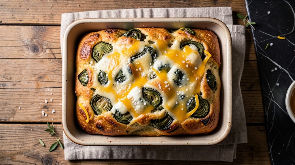 Artichoke Cheese Bread Recipe: Golden Crust With Melty Mozzarella Streaks