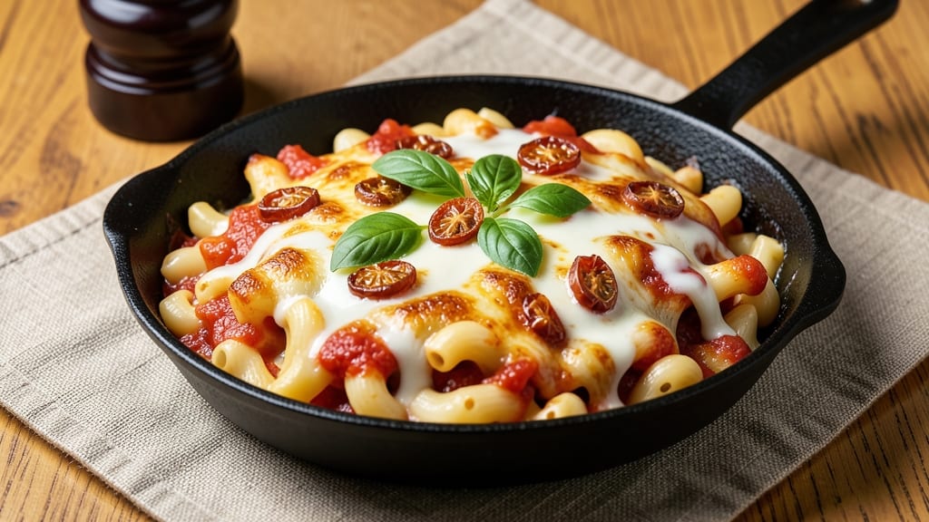 Baked Macaroni and Cheese Recipe with Tomato Sauce: Tomato-Infused Twist on Classic Comfort