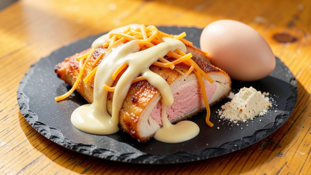 Baked Chicken Mayo Cheese Recipe: Triple-Creamed Crispy Top, Melty Magic