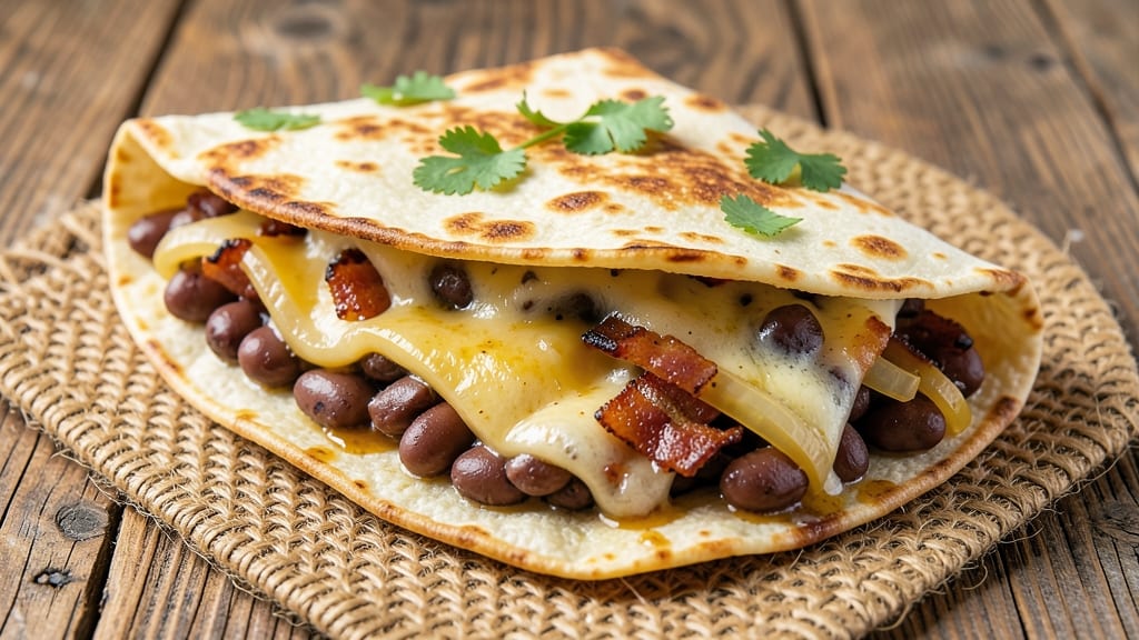 Baked Bean and Cheese Burrito Recipe: Crispy Tortilla Wrapped in Gooey Melts