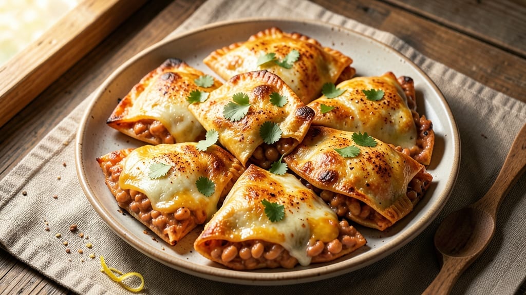 Bean and Cheese Empanadas Recipe: Flaky Crusts Stuffed With Melty Cheese Bites