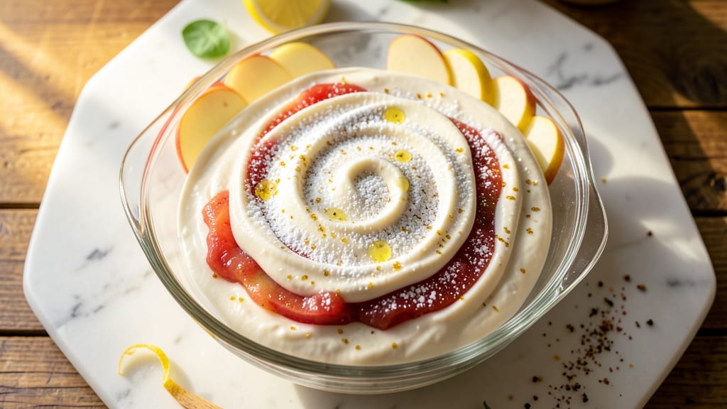 Apple Dip Recipe With Cream Cheese and Powdered Sugar: Whipped Cream Cheese Cloud With Vanilla Kiss