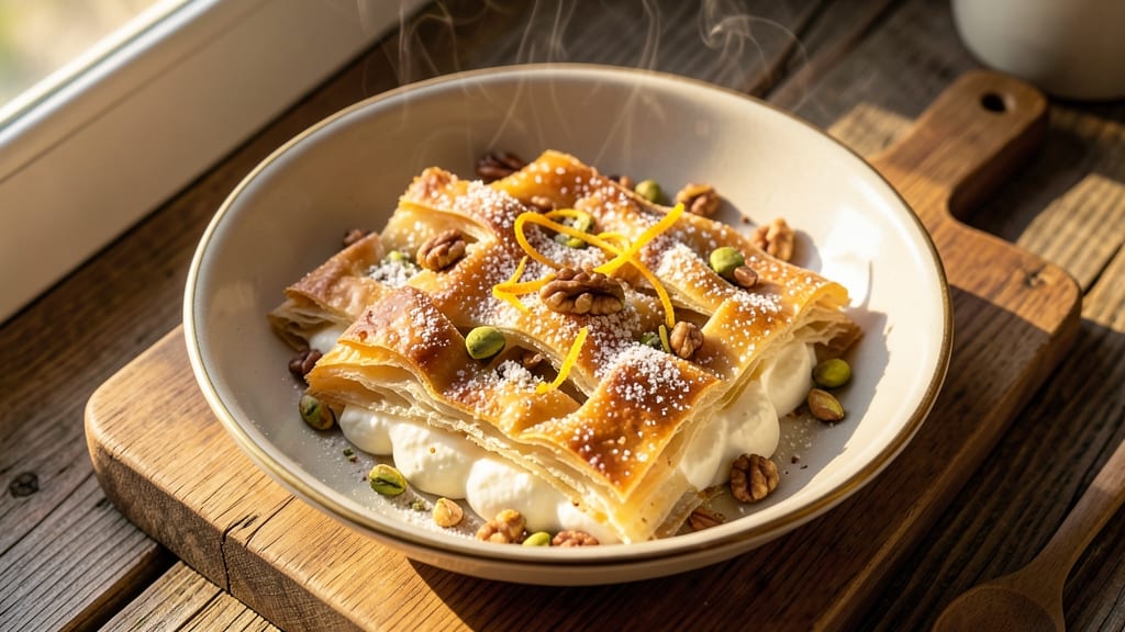 Baklava With Ricotta Cheese Recipe: Flaky Layers and Creamy Twist Fusion