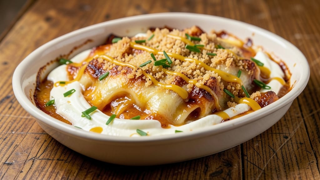 Baked Cheddar Cheese Recipe: Crispy Top, Melty Rivers Inside