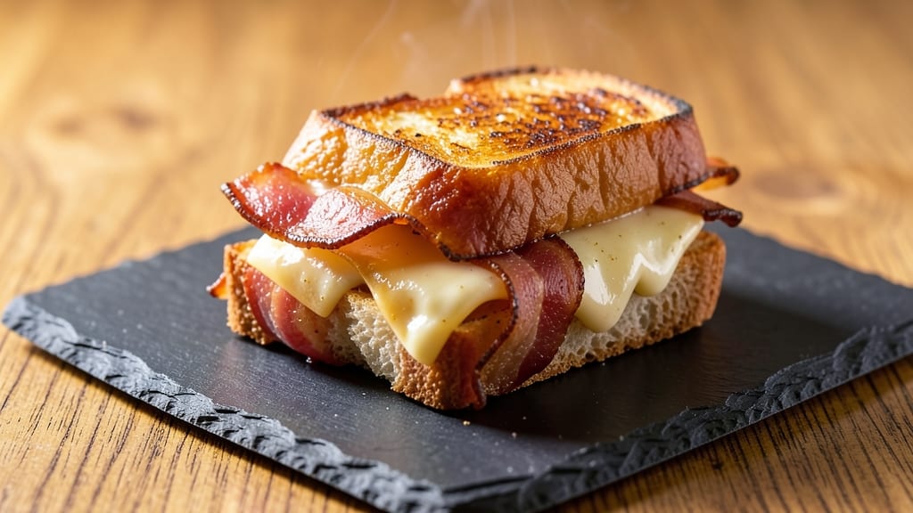 Bacon-Wrapped Grilled Cheese Recipe: Crispy Edges and Smoky Melty Magic