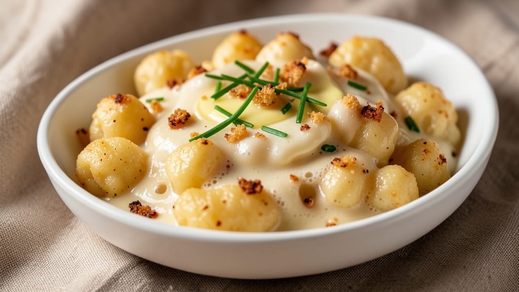 Alex Guarnaschelli's Gnocchi Mac and Cheese Recipe: Triple-Layered Creaminess With Crispy Top