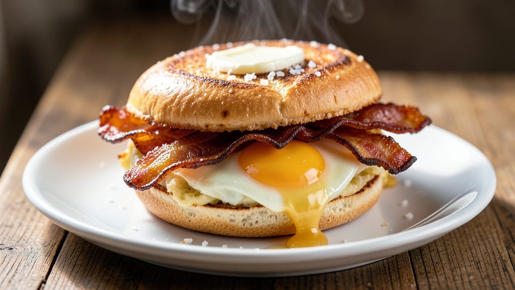 Bacon, Egg, and Cheese McGriddle Recipe: Stacked Breakfast Sandwich Magic