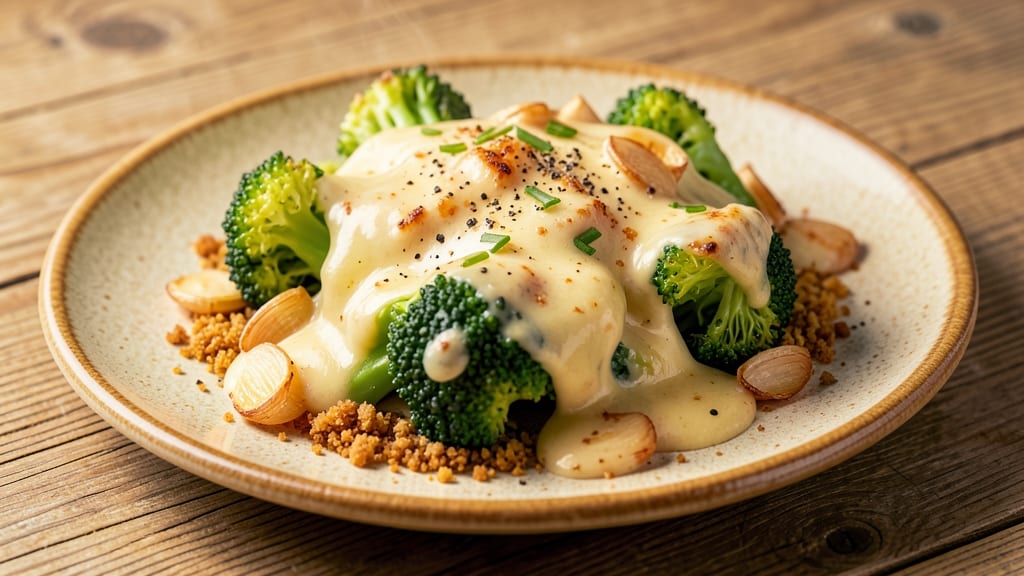 Baked Broccoli With Cheese Sauce Recipe: Crispy-Topped Veggie Cheese Bake