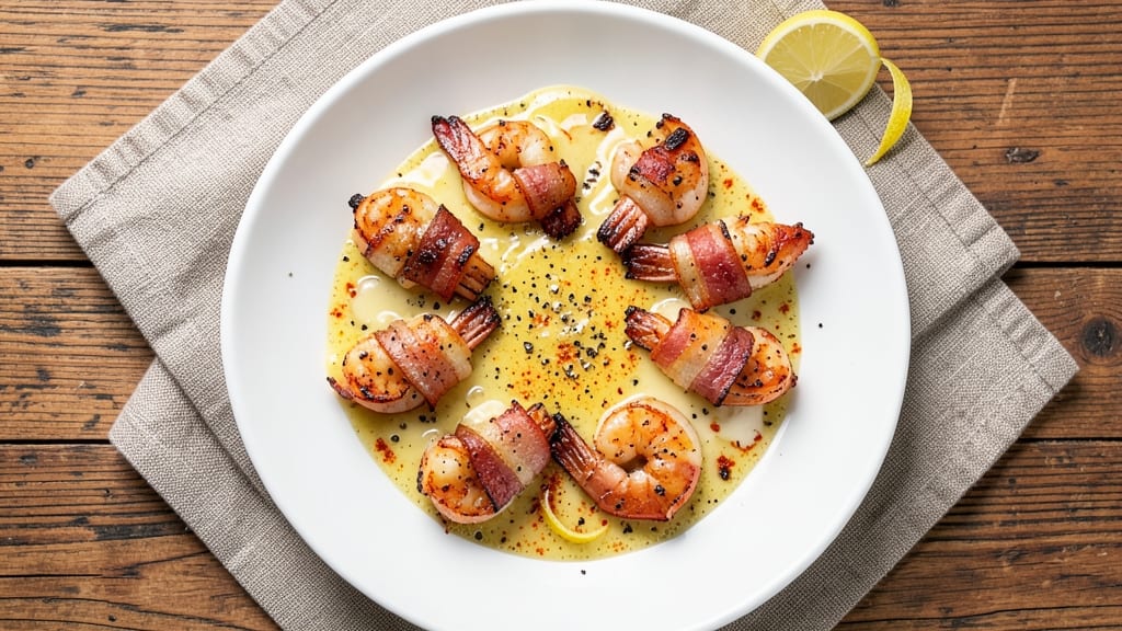 Bacon-Wrapped Shrimp With Pepper Jack Cheese Recipe: Smoky Cheese Crunch in 20 Minutes