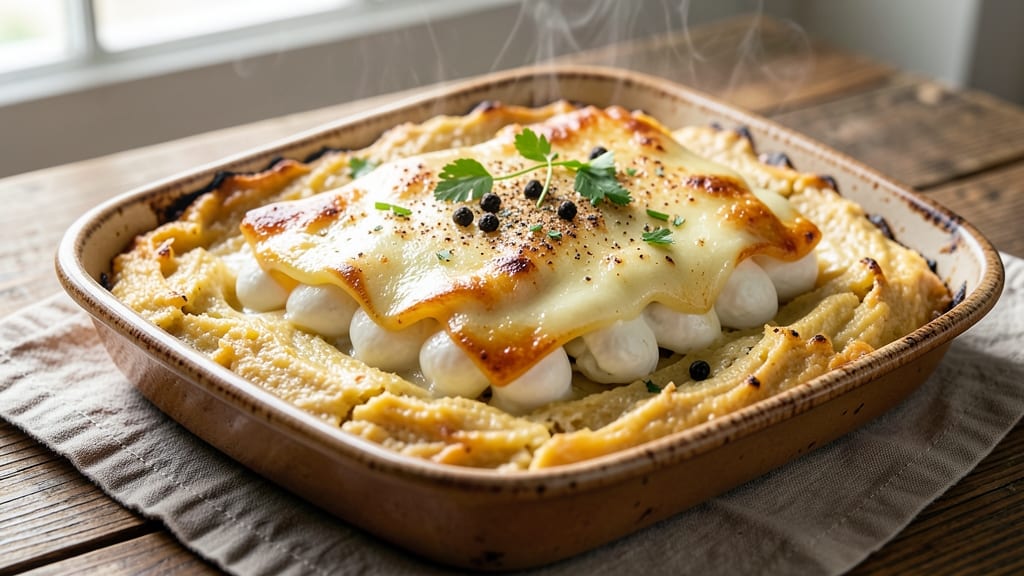 Baked Cheese Polenta Recipe: Golden Crust, Melty Streaks Inside
